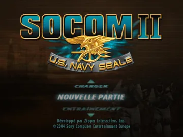 SOCOM II - U.S. Navy SEALs screen shot title